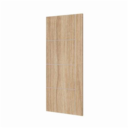 ประตูภายใน UPVC ไม่เจาะลูกบิด PARAZZO PUV03 80x200 ซม. สีลาเต้_1