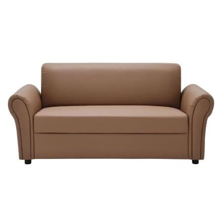 โซฟา 2 ที่นั่ง SOFA SOLUTIONS REKSA สีน้ำตาล_1