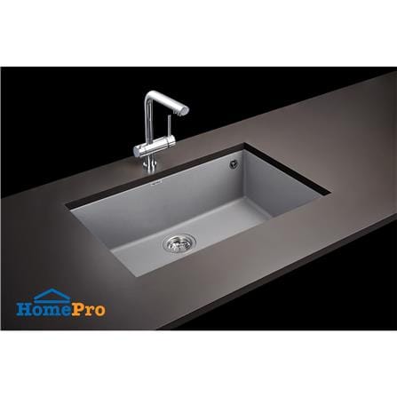 ซิงค์ฝัง 1 หลุม METRIX KIN100UCE GY U 76 ซม. สีปูนเปลือย_4