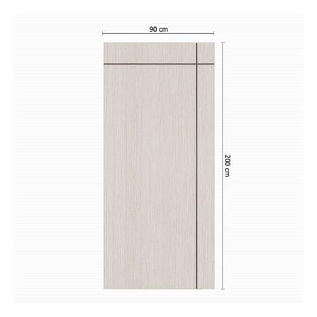 ประตูภายใน UPVC ไม่เจาะลูกบิด PARAZZO PUN06 90x200 ซม. สีช็อกโกแลต_3