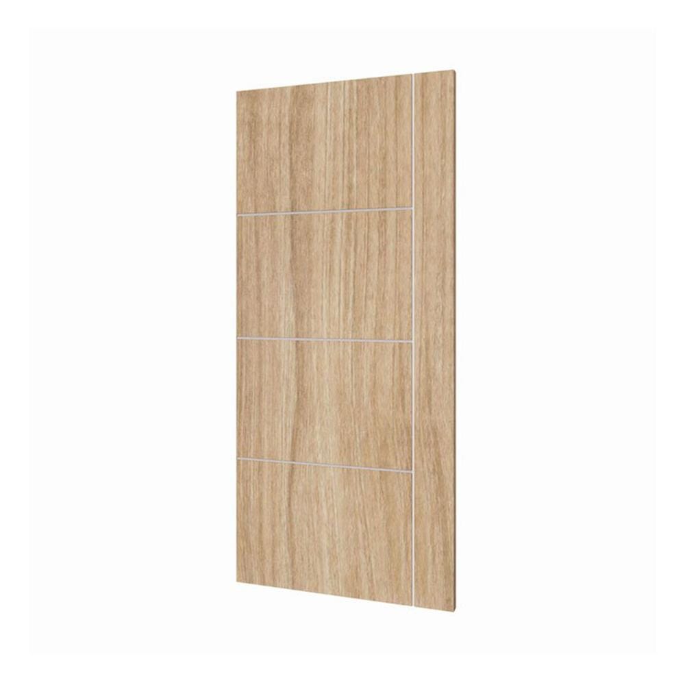 ประตูภายใน UPVC ไม่เจาะลูกบิด PARAZZO PUV03 80x200 ซม. สี LATTE