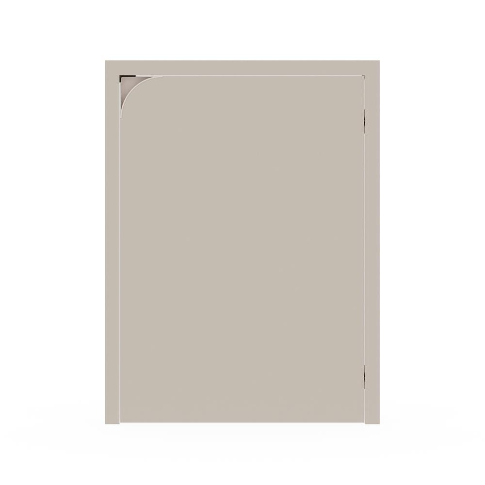 บานถังแก๊สเปิดขวา KITZCHO CURVE 56x74 ซม. สี SAHARA