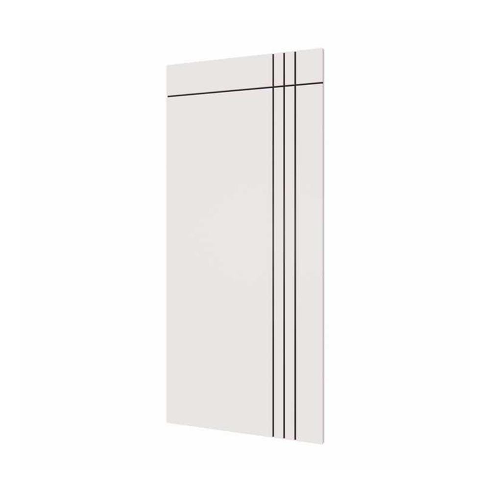 ประตูภายนอก UPVC ไม่เจาะลูกบิด PARAZZO PUN08 90x200 ซม. สีขาว