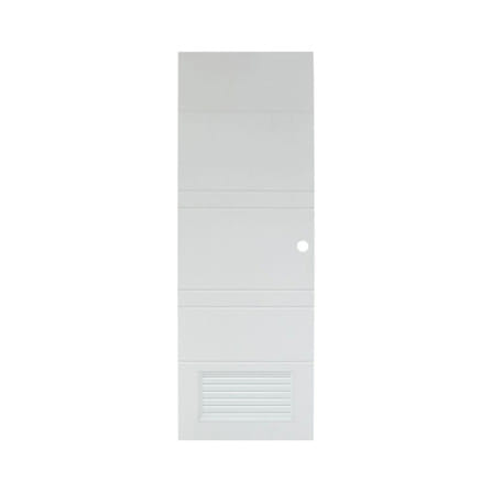 ประตูห้องน้ำ UPVC เจาะลูกบิด MODERNWOOD MLIR010 70x200 เกล็ดล่าง สีขาว_0