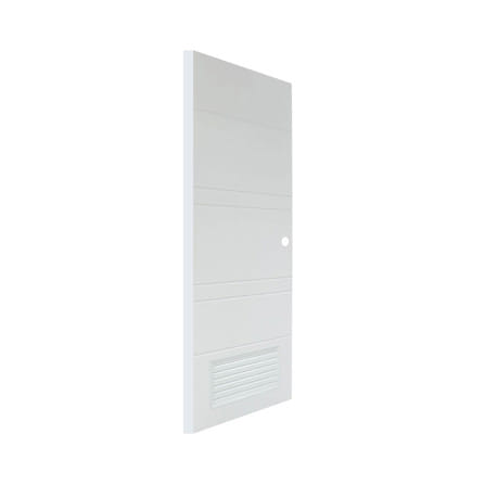 ประตูห้องน้ำ UPVC เจาะลูกบิด MODERNWOOD MLIR010 70x200 เกล็ดล่าง สีขาว_1