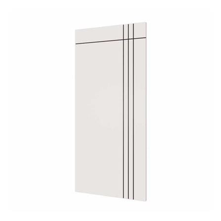 ประตูภายนอก UPVC ไม่เจาะลูกบิด PARAZZO PUN08 80x200 ซม. สีขาว_1