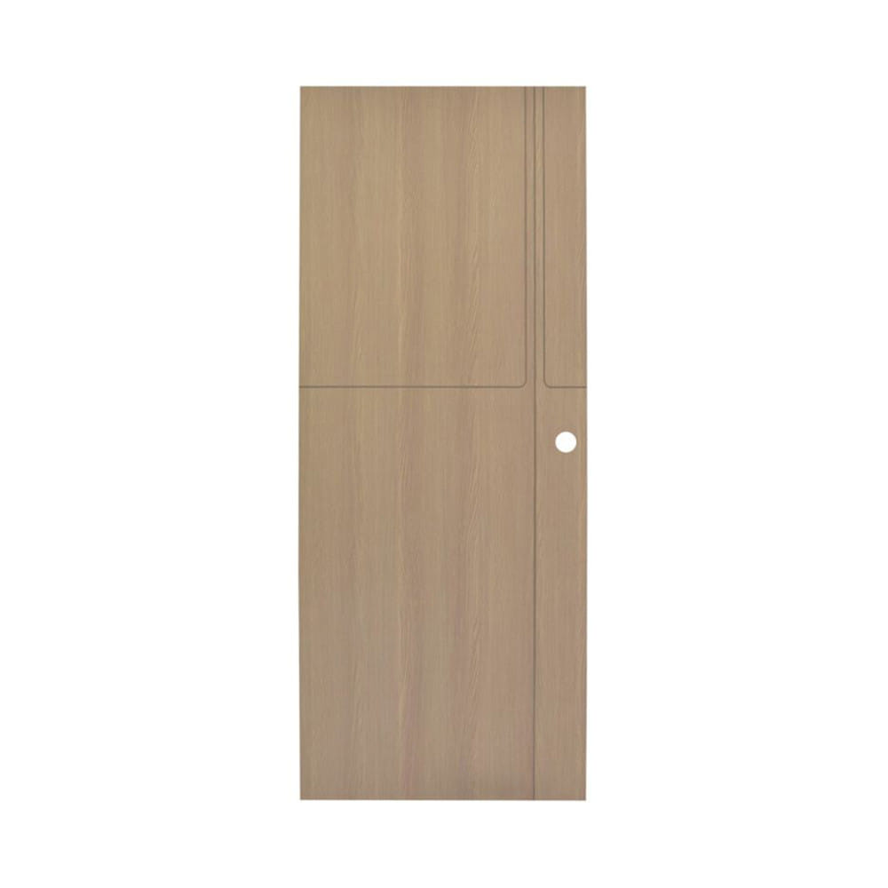 ประตูภายใน WPC เจาะลูกบิด MODERNWOOD MWPC01 80x200 ซม. สี HAZELNUT