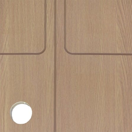 ประตูภายใน WPC เจาะลูกบิด MODERNWOOD MWPC01 80x200 ซม. สี HAZELNUT_2
