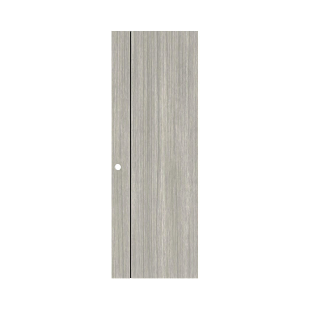 ประตูห้องน้ำ UPVC เจาะลูกบิด PARAZZO PN-01 70x200 ซม. สีเท็กซัสโอ๊ค