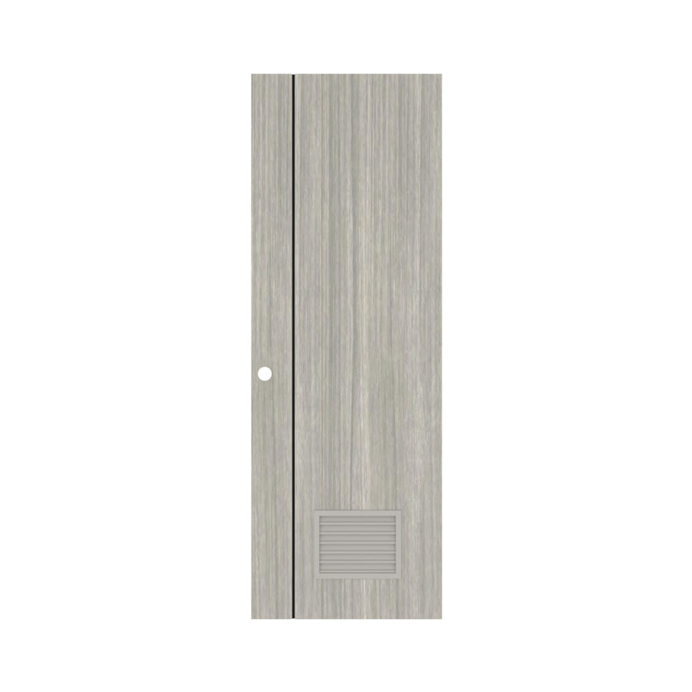 ประตูห้องน้ำ UPVC เจาะรูลูกบิด PARAZZO PL-0170x200 ซม. สีเท็กซัส โอ๊ค