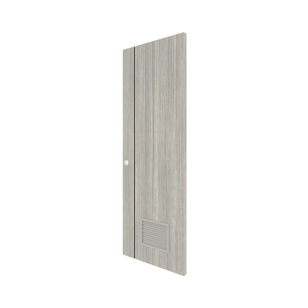 ประตูห้องน้ำ UPVC เจาะรูลูกบิด PARAZZO PL-0170x200 ซม. สีเท็กซัส โอ๊ค