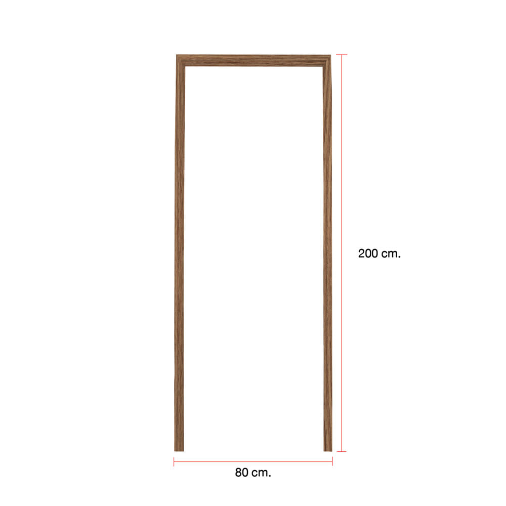 วงกบประตู WPC MODERNWOOD 80x200 ซม. สีน้ำตาล