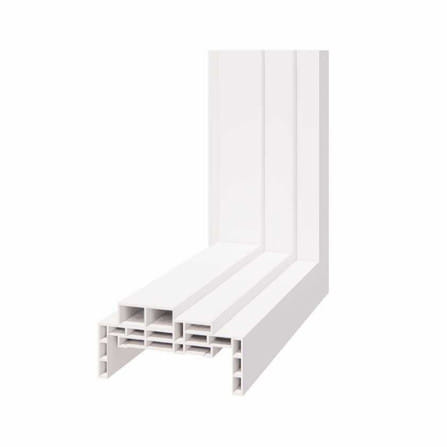 วงกบประตู พร้อมซับวงกบ UPVC PARAZZO 70x200 ซม. สีขาว_3