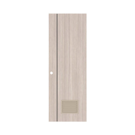 ประตูห้องน้ำ UPVC เจาะรูลูกบิด PARAZZO PL-01 70x200 ซม. สีลาเต้_0