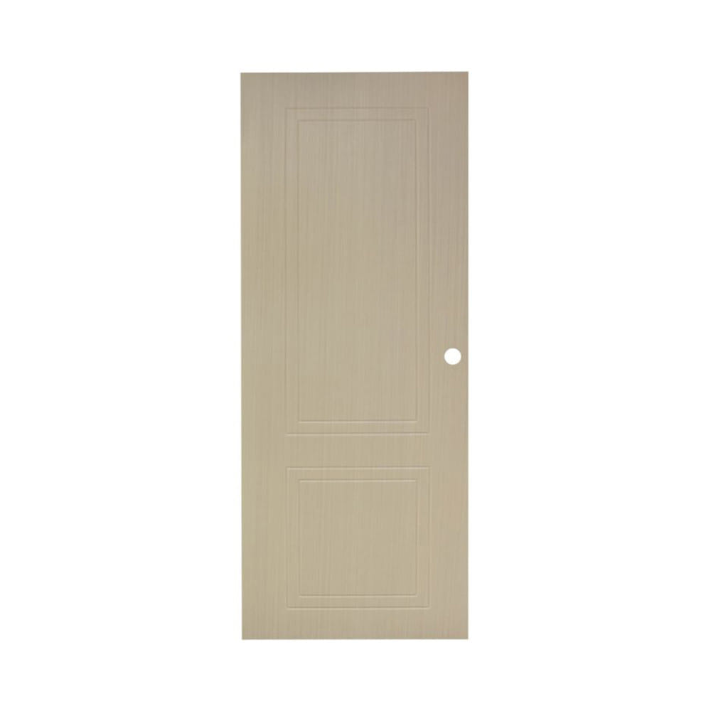 ประตูภายใน UPVC MODERNWOOD LMWNR017 80x200 ซม. สีไลท์โอ๊ค เจาะลูกบิด