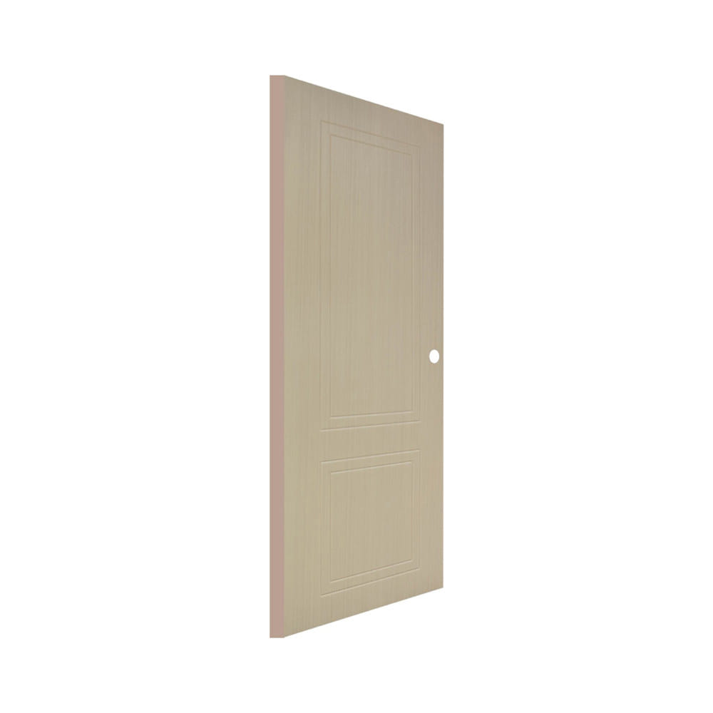 ประตูภายใน UPVC MODERNWOOD LMWNR017 80x200 ซม. สีไลท์โอ๊ค เจาะลูกบิด