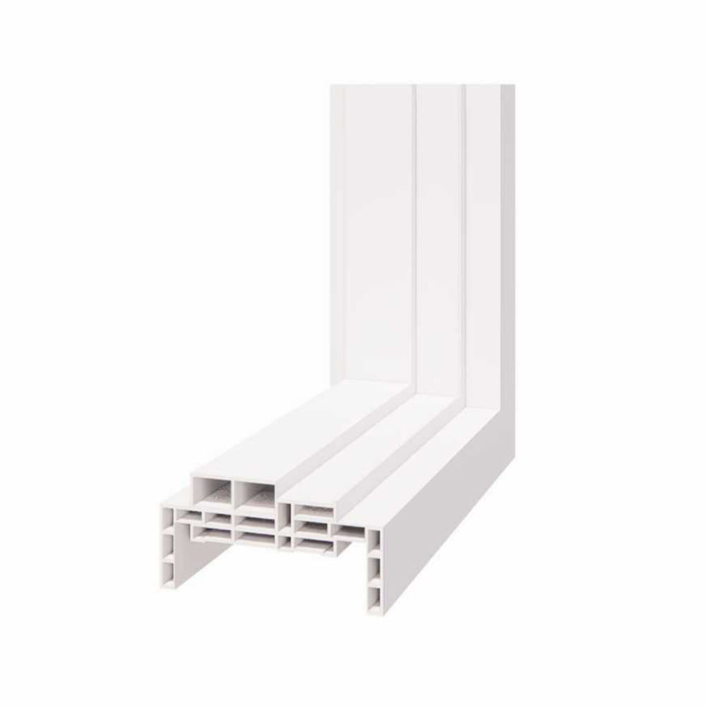 วงกบประตู พร้อมซับวงกบ UPVC PARAZZO 90x200 ซม. สีขาว