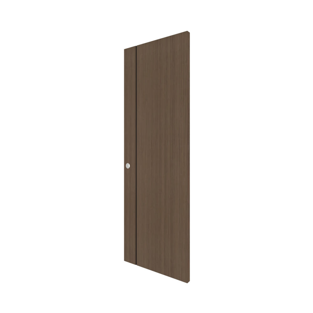 ประตูห้องน้ำ UPVC เจาะลูกบิด PARAZZO PN-01 70x200 ซม. สีช็อคโกแลต