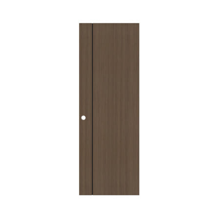 ประตูห้องน้ำ UPVC เจาะลูกบิด PARAZZO PN-01 70x200 ซม. สีช็อคโกแลต_0