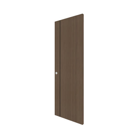 ประตูห้องน้ำ UPVC เจาะลูกบิด PARAZZO PN-01 70x200 ซม. สีช็อคโกแลต_1