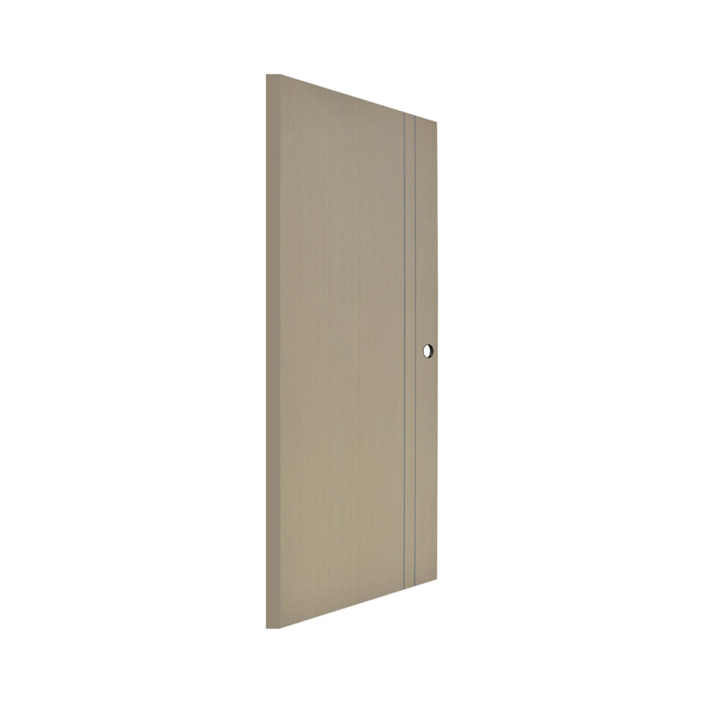 ประตูภายใน UPVC MODERNWOOD MW01 80x200 ซม. สีแอชโอ๊ค  เจาะลูกบิด