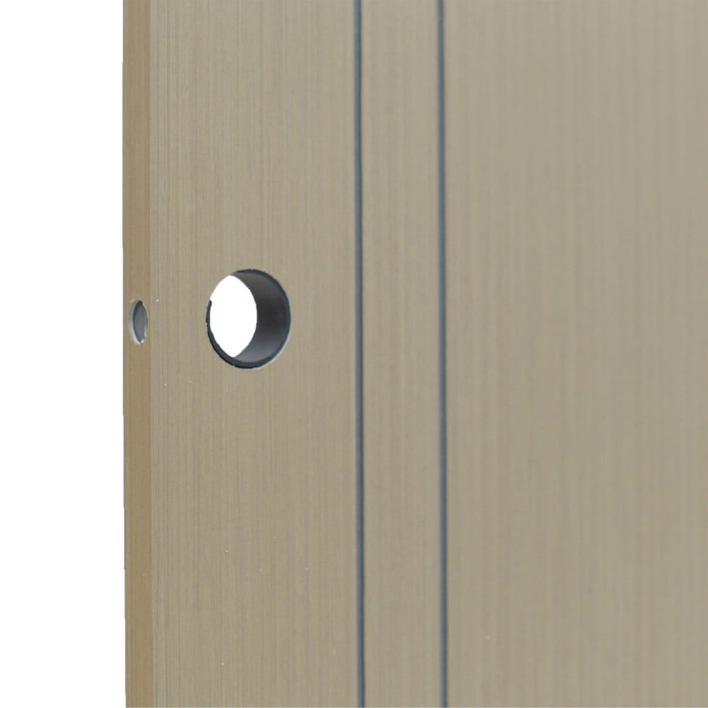 ประตูภายใน UPVC เจาะลูกบิด MODERNWOOD MW01 80x200 ซม. สีแอชโอ๊ค
