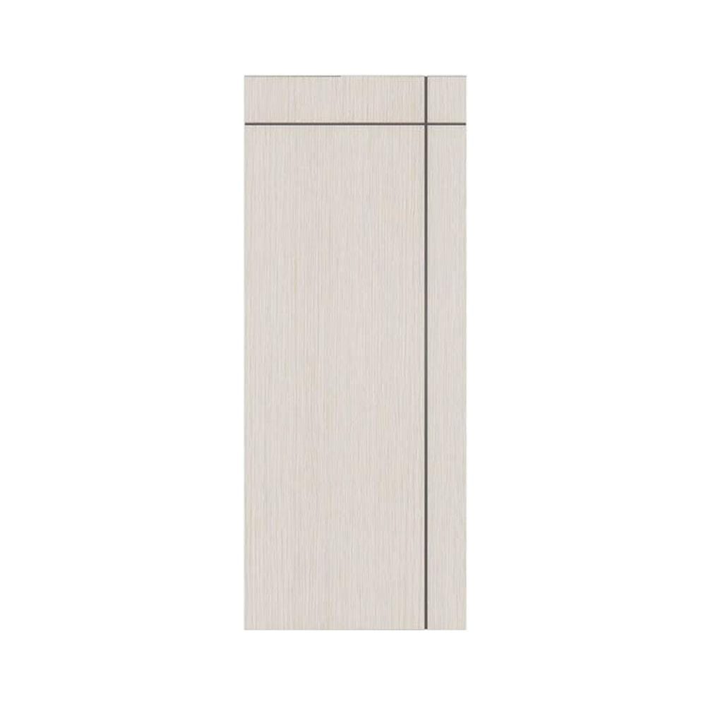 ประตูภายใน UPVC ไม่เจาะลูกบิด PARAZZO PUN06 80x200 ซม. สีสักเทา