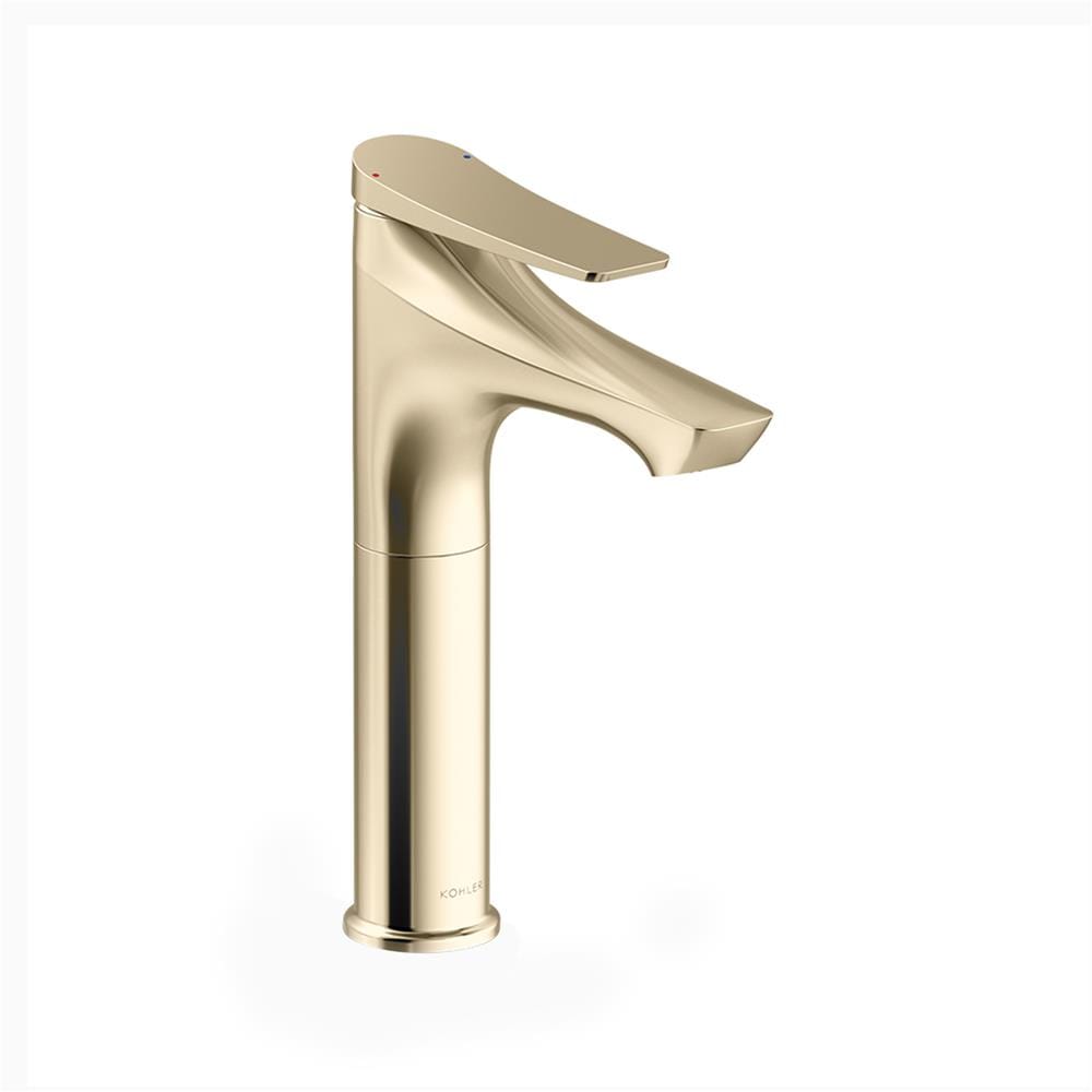 ก๊อกอ่างล้างหน้าทรงสูง KOHLER K-29547T-4-AF สีทอง