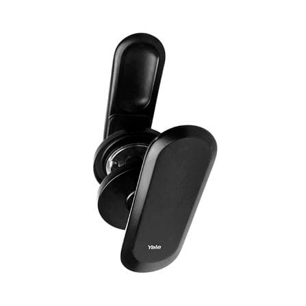 มือจับก้านโยกห้องทั่วไป YALE YMLPPS-YK-ZN001BLK สีดำ_1