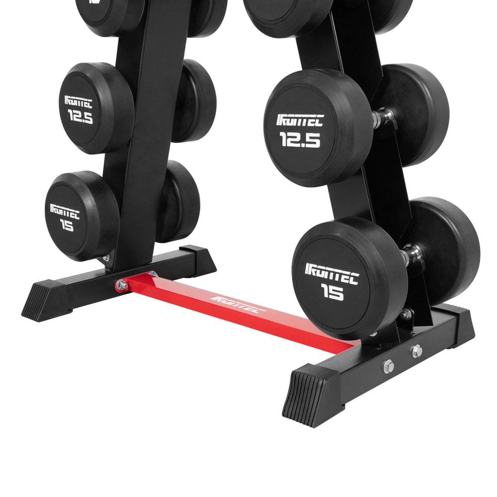 ชุดดัมเบล 6 คู่ พร้อมขาตั้ง IRONTEC
