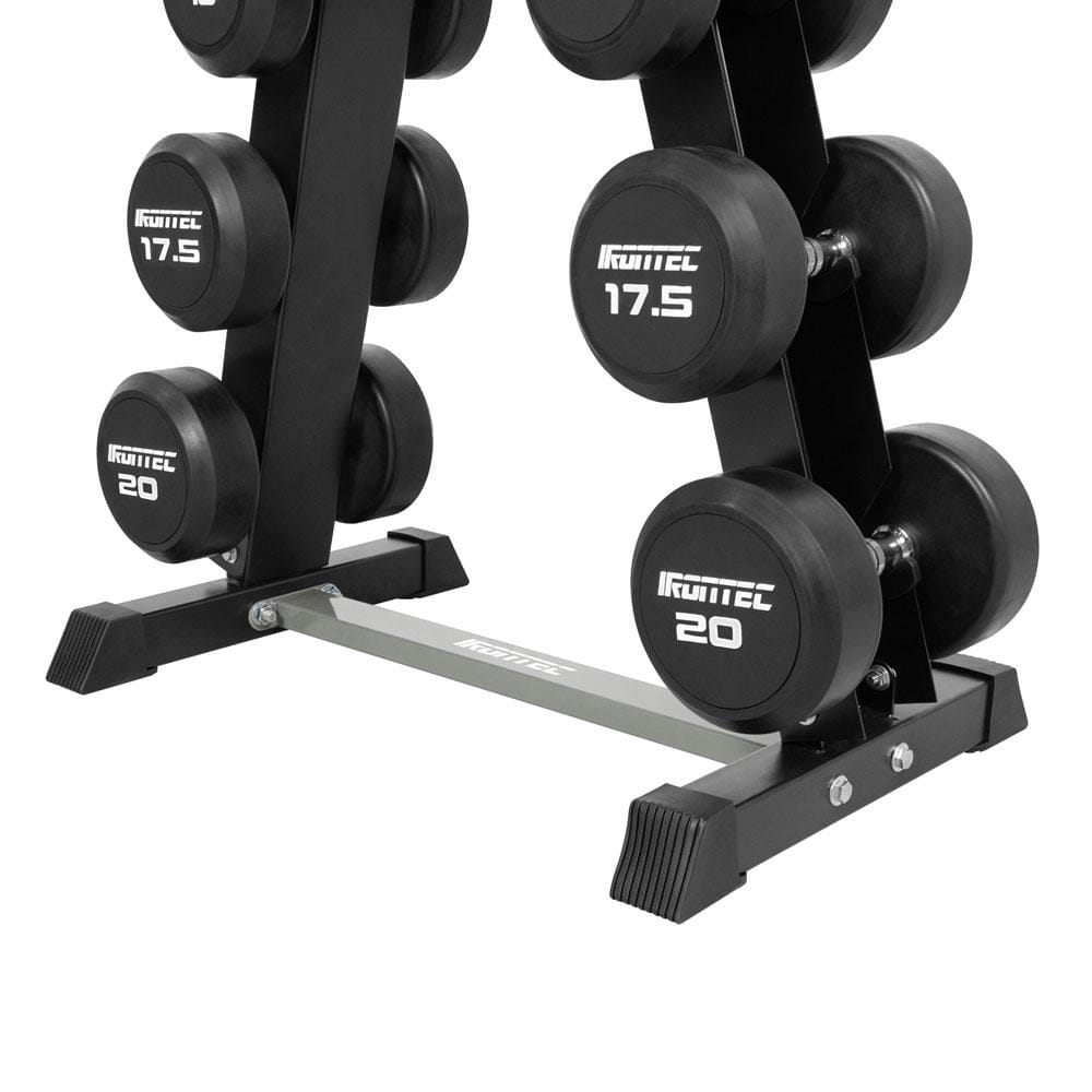 ชุดดัมเบล 8 คู่ พร้อมขาตั้ง IRONTEC