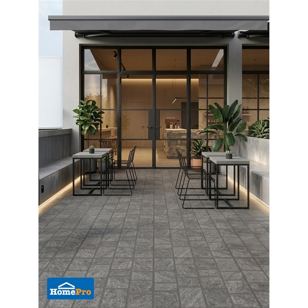 กระเบื้องพื้นพอร์ซเลน 40x40 ซม. TARA อันเนซี่ เทา A 0.96 ตร.ม.