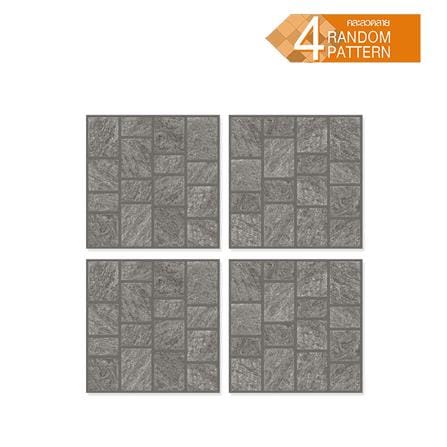 กระเบื้องพื้นพอร์ซเลน 40x40 ซม. TARA อันเนซี่ เทา A 0.96 ตร.ม._1