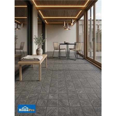 กระเบื้องพื้นพอร์ซเลน 40x40 ซม. TARA อาร์เทล เทาเข้ม A 0.96 ตร.ม._3