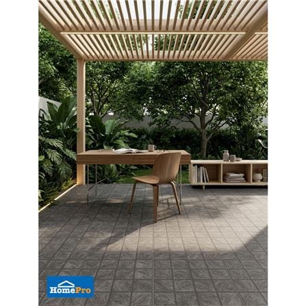 กระเบื้องพื้นพอร์ซเลน 40x40 ซม. TARA อาร์เทล เทาเข้ม A 0.96 ตร.ม._4