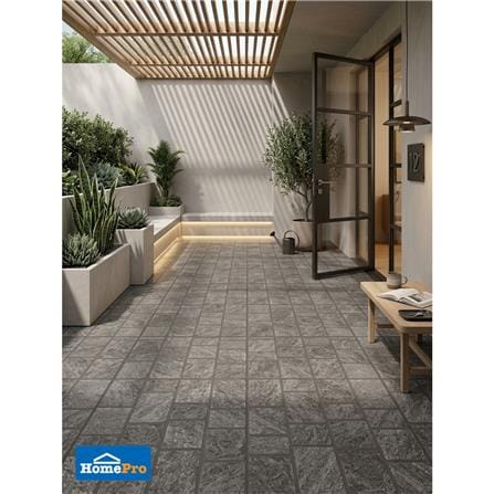 กระเบื้องพื้นพอร์ซเลน 40x40 ซม. TARA อันเนซี่ เทาเข้ม A 0.96 ตร.ม._3