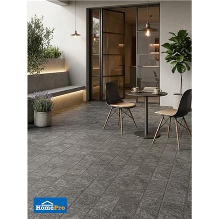 กระเบื้องพื้นพอร์ซเลน 40x40 ซม. TARA อันเนซี่ เทาเข้ม A 0.96 ตร.ม._4