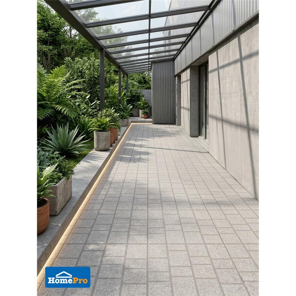 กระเบื้องพื้นพอร์ซเลน 40x40 ซม. TARA เคนเน็ต เทาอ่อน A 0.96 ตร.ม.