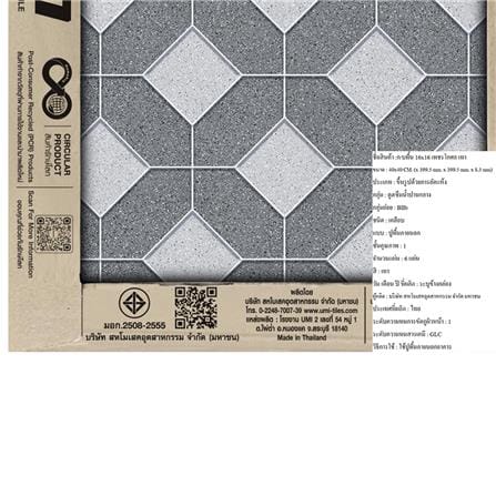 กระเบื้องพื้น 16x16 นิ้ว ภูผา เพชรโกศล เทา A 0.96 ตร.ม._4