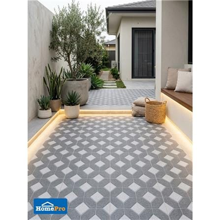 กระเบื้องพื้น 16x16 นิ้ว ภูผา เพชรโกศล เทา A 0.96 ตร.ม._1