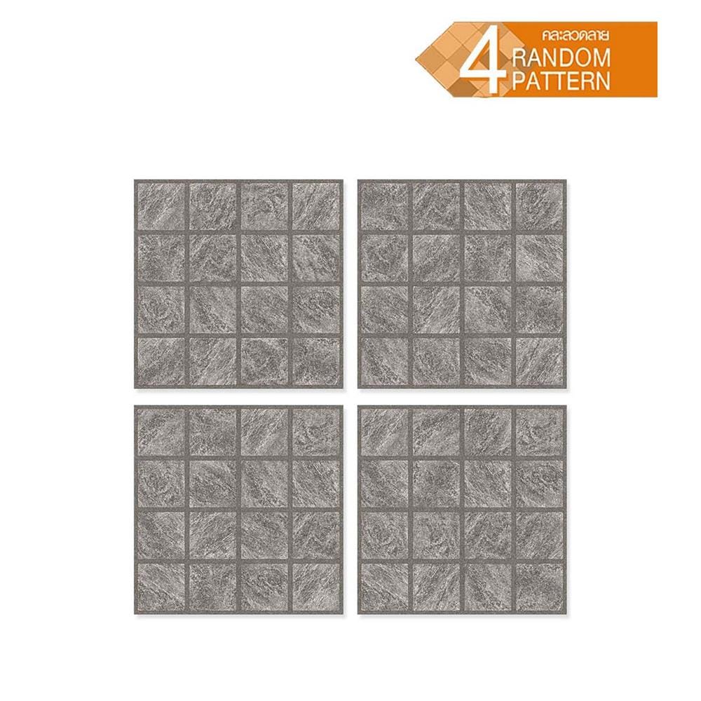 กระเบื้องพื้นพอร์ซเลน 40x40 ซม. TARA อาร์เทล เทา A 0.96 ตร.ม.