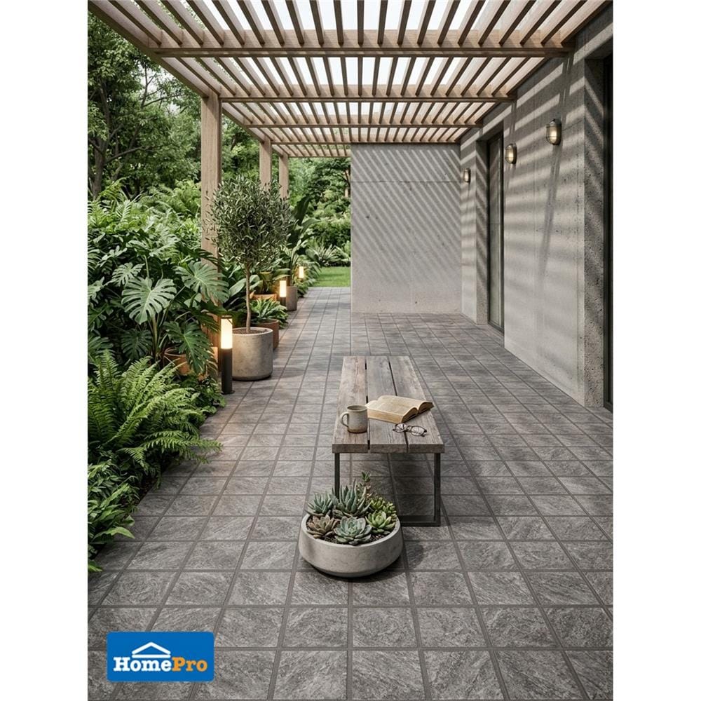 กระเบื้องพื้นพอร์ซเลน 40x40 ซม. TARA อาร์เทล เทา A 0.96 ตร.ม.