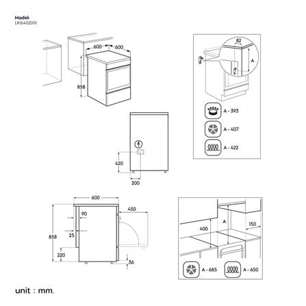 เตาปรุงอาหารอินดักชัน ELECTROLUX LKI640201X_4