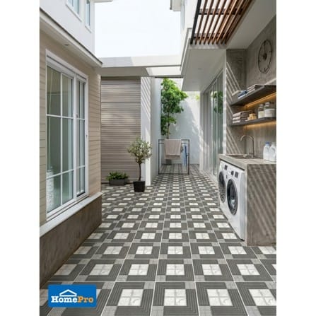 กระเบื้องพื้น 12x12 นิ้ว ภูผา ปิ่นเพชร ดำ A 1 ตร.ม._3