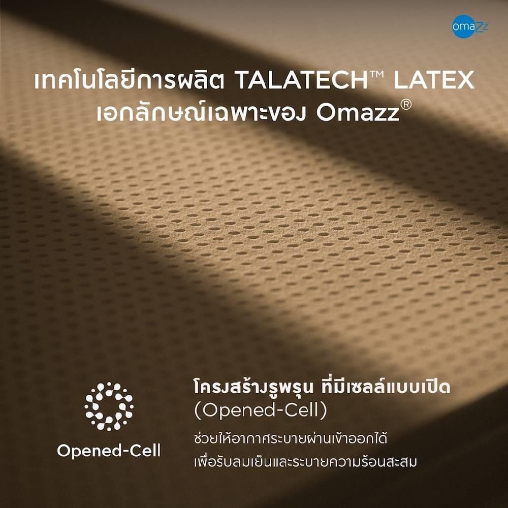 ที่นอน 3.5 ฟุต OMAZZ FERRIS (พร้อมชุดเครื่องนอน 6 ชิ้น)