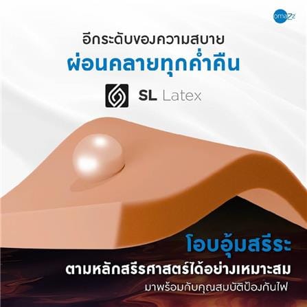 ที่นอน 3.5 ฟุต OMAZZ FERRIS (พร้อมชุดเครื่องนอน 6 ชิ้น)_6