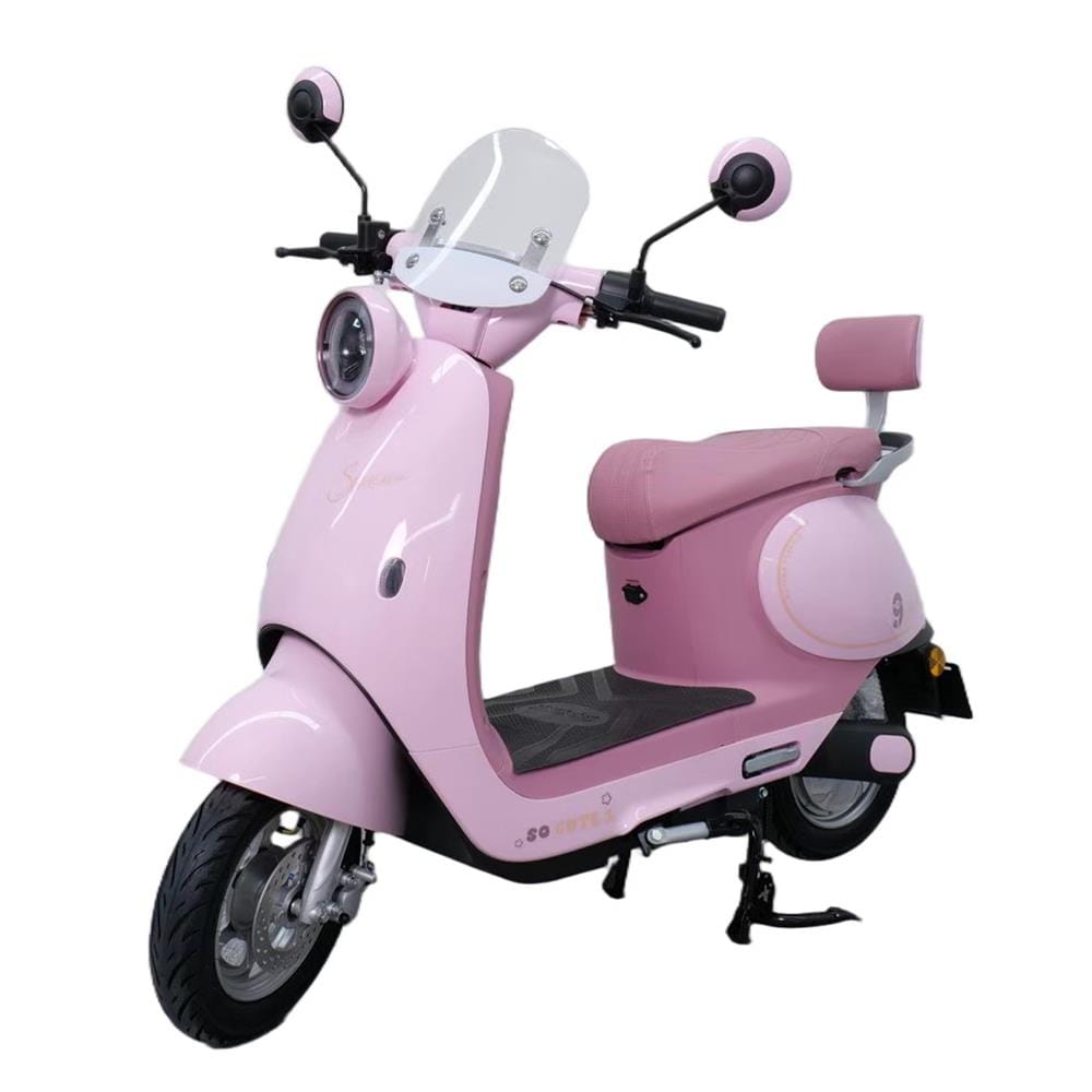 สกู๊ตเตอร์ไฟฟ้า SAGASONIC SA-SOCUTE สีชมพู