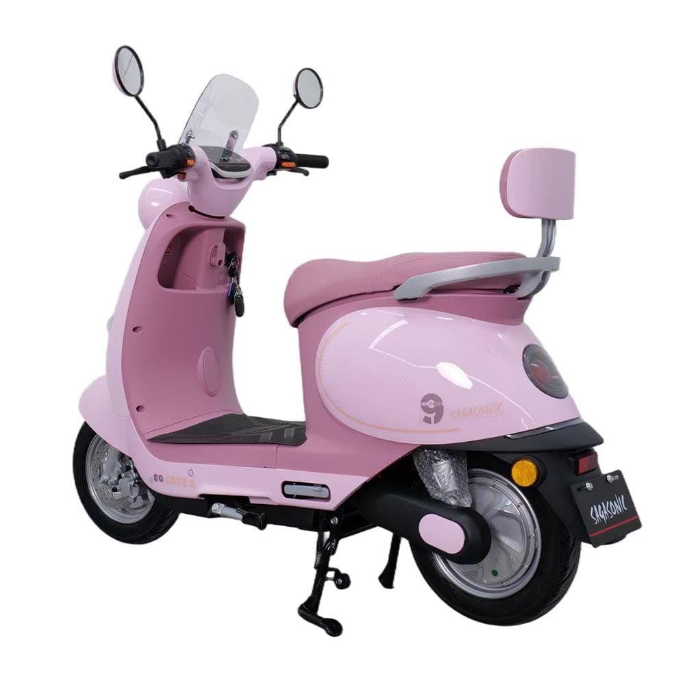 สกู๊ตเตอร์ไฟฟ้า SAGASONIC SA-SOCUTE สีชมพู