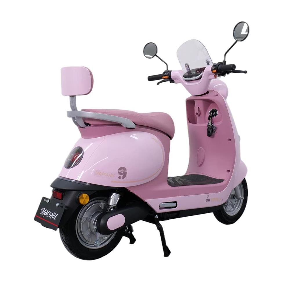 สกู๊ตเตอร์ไฟฟ้า SAGASONIC SA-SOCUTE สีชมพู