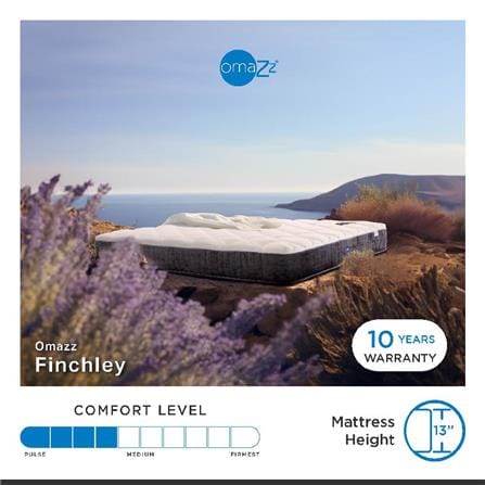 ที่นอน 3.5 ฟุต OMAZZ FINCHLEY (พร้อมชุดเครื่องนอน 6 ชิ้น)_14